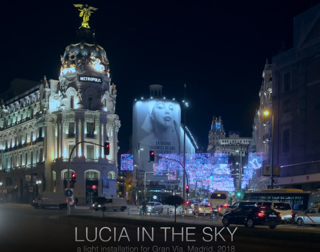 Lucia in the Sky 公共燈光藝術(shù)裝置